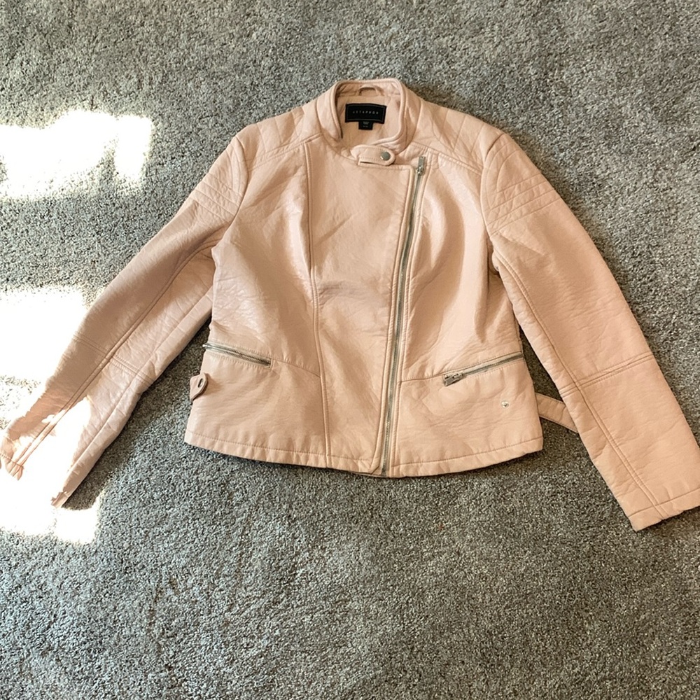 Blush Leather Jacket